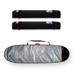Capa prancha longboard refletiva 9`5-9`8 com tubo espuma