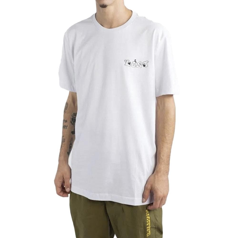 Camiseta Lost Smoked SM24 Masculina Branco