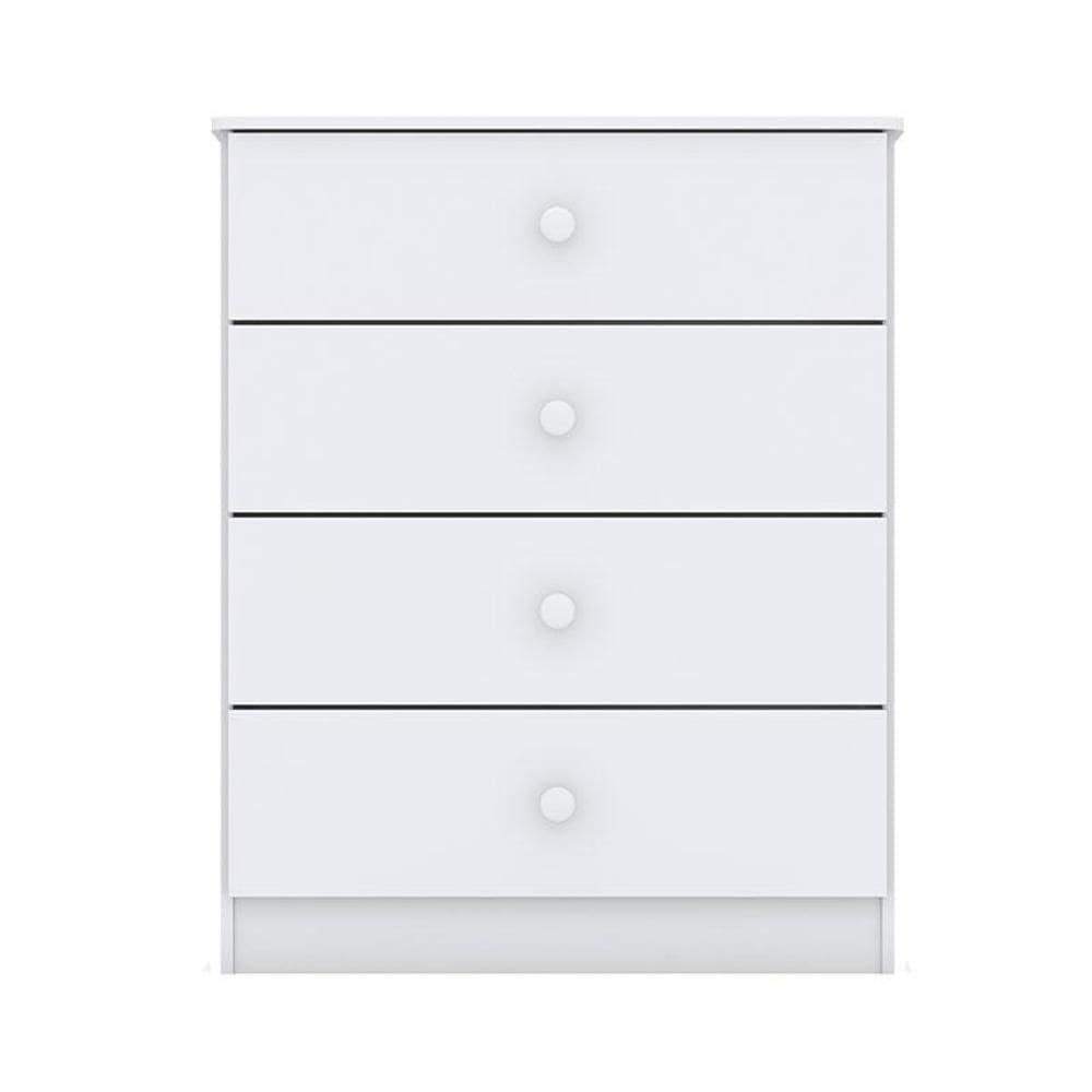 Cômoda Infantil Labirinto Branco Brilho – Henn