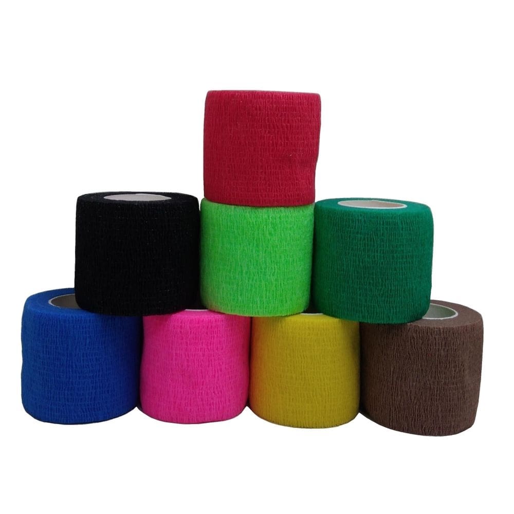 Kit 5 unidades bandagem/atadura 5cm cores  hoppner