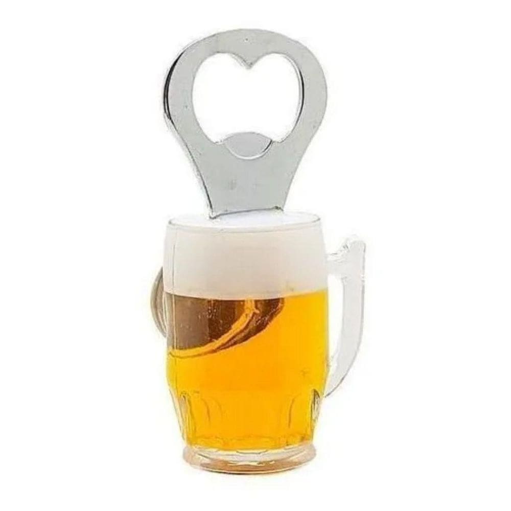 Abridor garrafa chopp cerveja decorativo ímã de geladeira