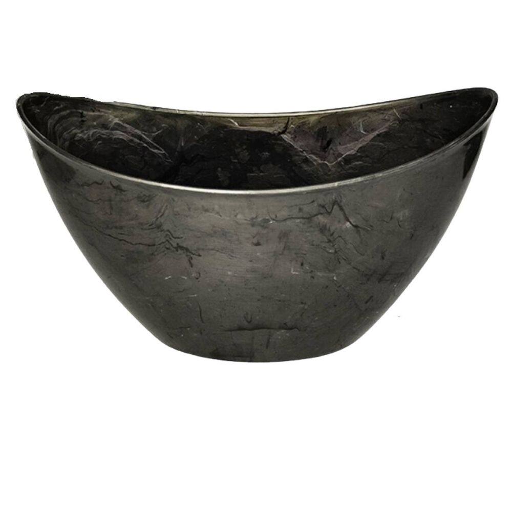 Vaso Canoa Stone G (3,5L) Oliva Marmorizado INJEPLASTEC