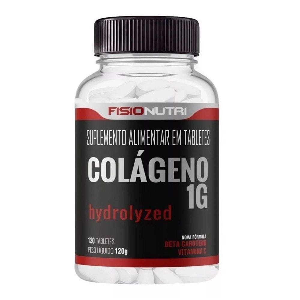 Colágeno Hydrolyzed 1G + Vitaminas 120 Tabs - Fisionutri