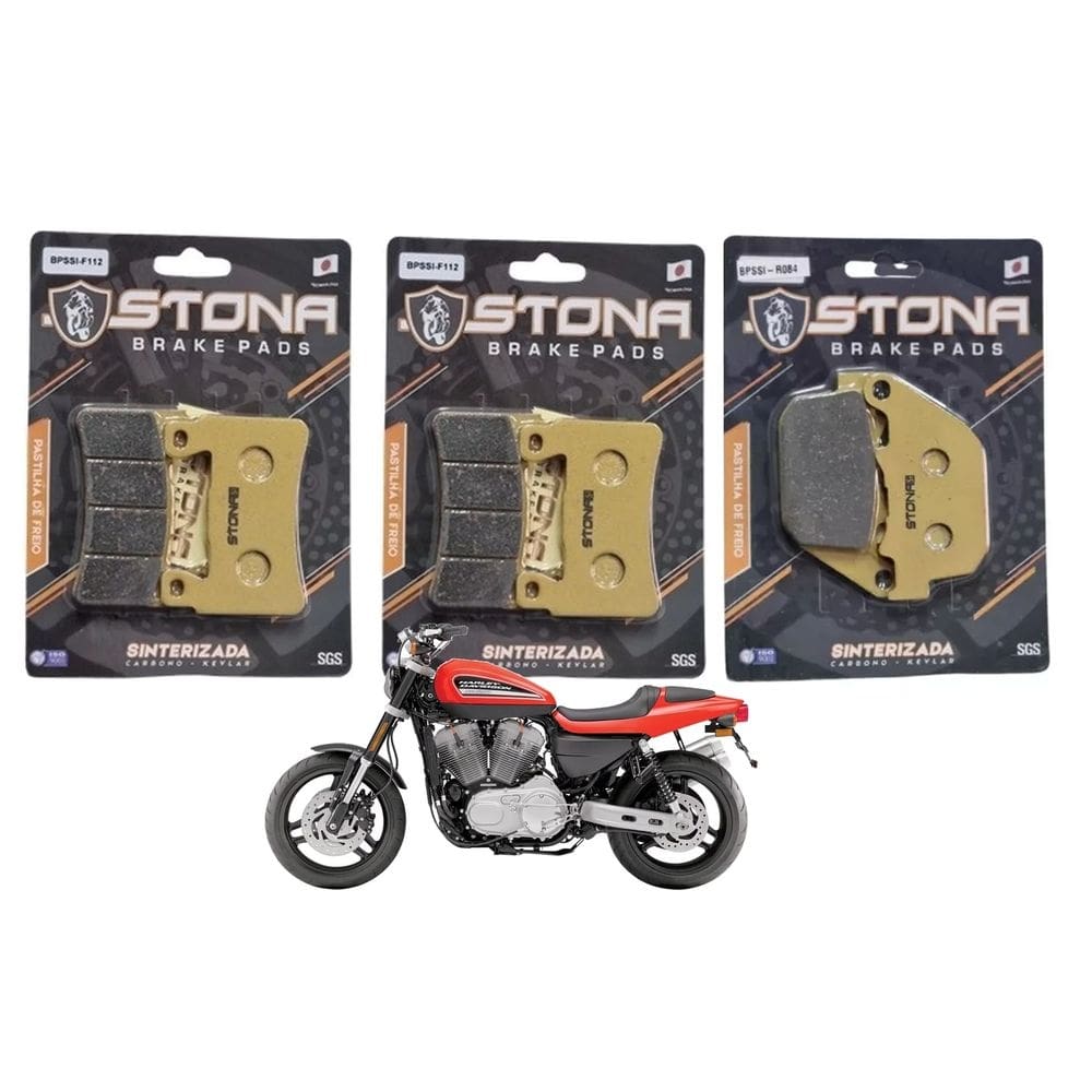 Kit Pastilha Freio Sinterizada D/T Harley XR 1200X 2010-2013