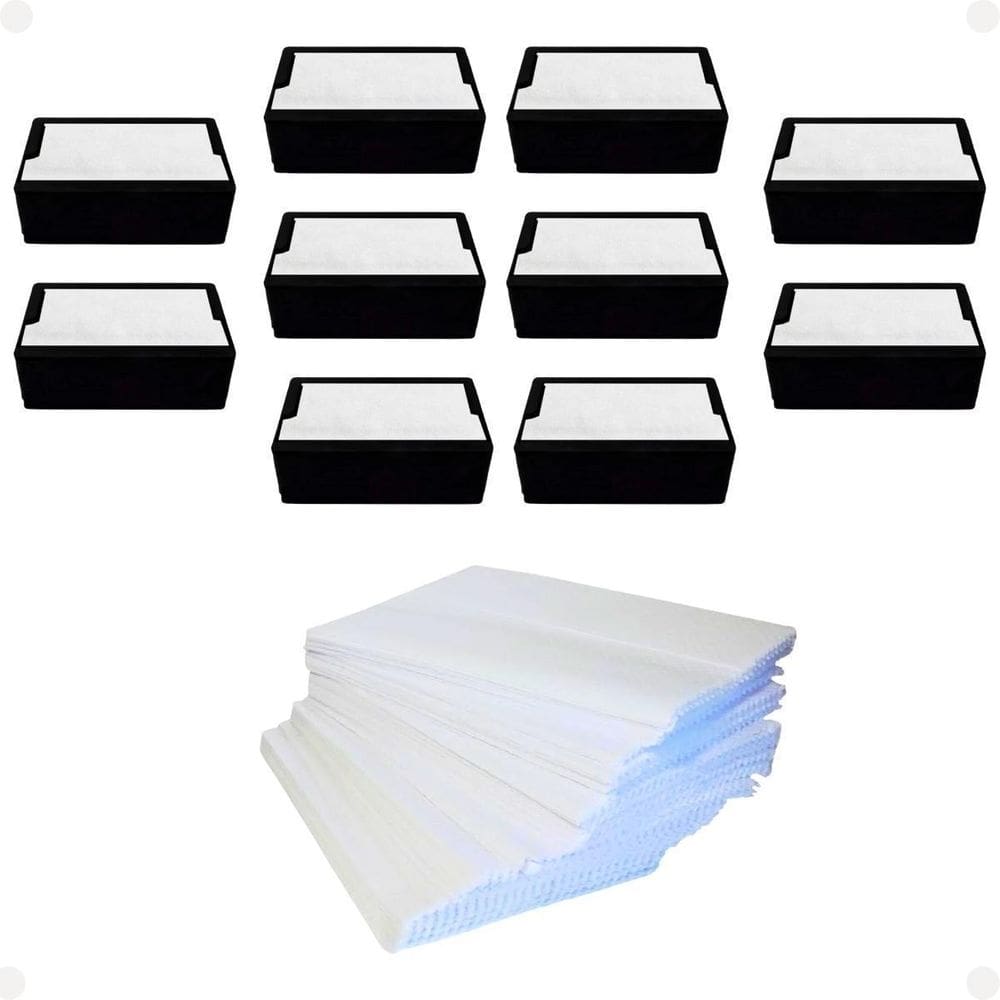 Kit Lanchonete Com 10 Porta Guardanapo Preto + Papel