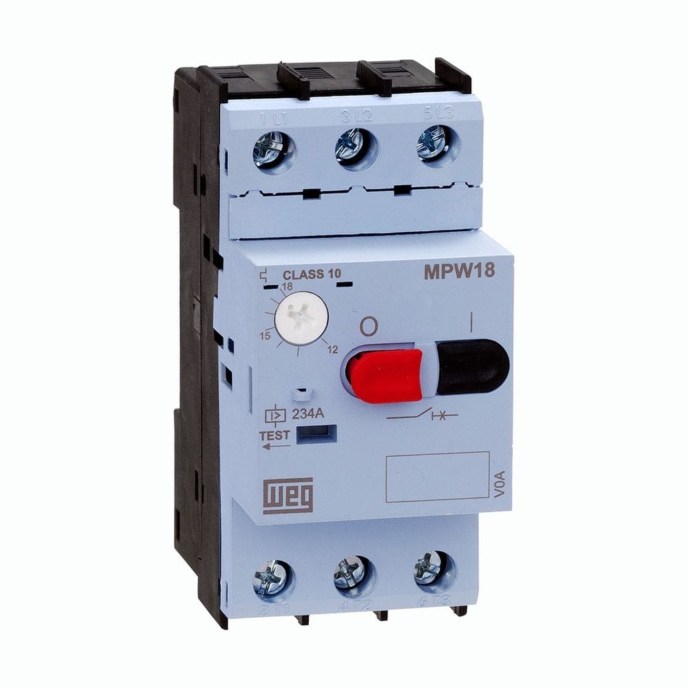 Disjuntor Motor MPW18 18A Trip Sobrecarga | Electromax