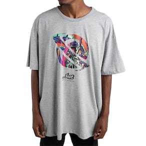 Camiseta Lost Mushroom Saturn Oversize SM24 Mescla Médio