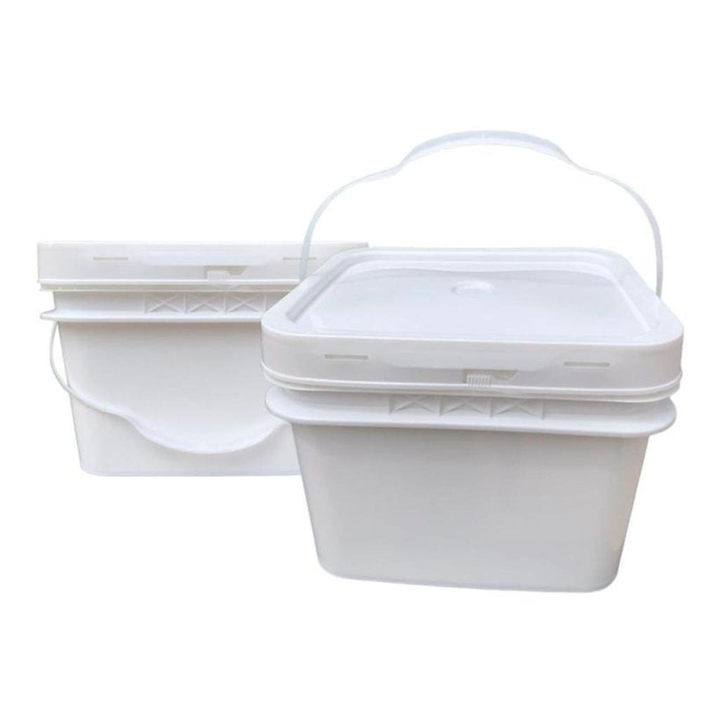 Balde retangular 10l para molho de tomate 2 pçs