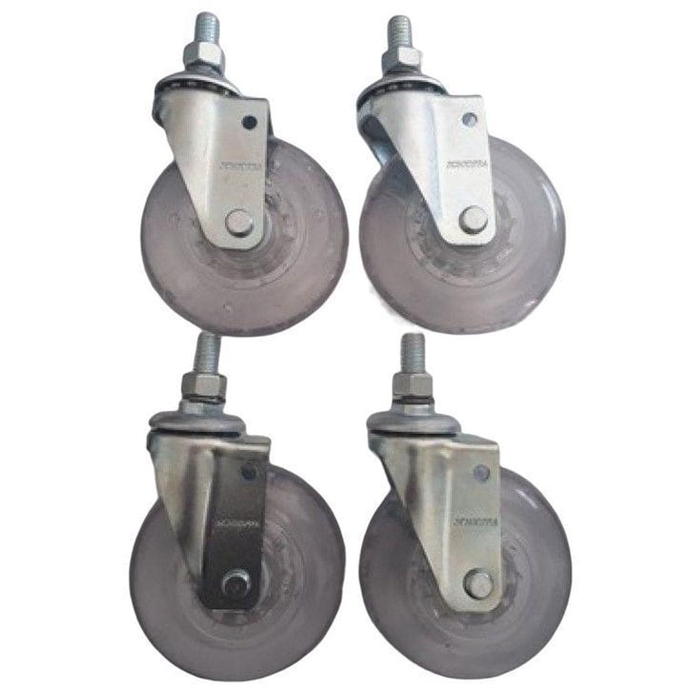 Rodizio para carrinhos e móveis roda gel kit glae 310 gel