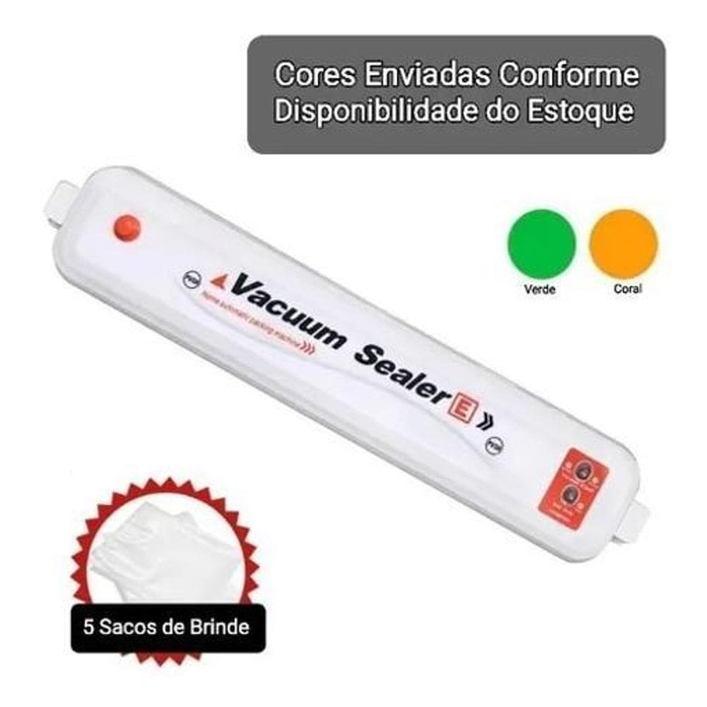 Seladora a vácuo elétrica embaladora residencial 110v