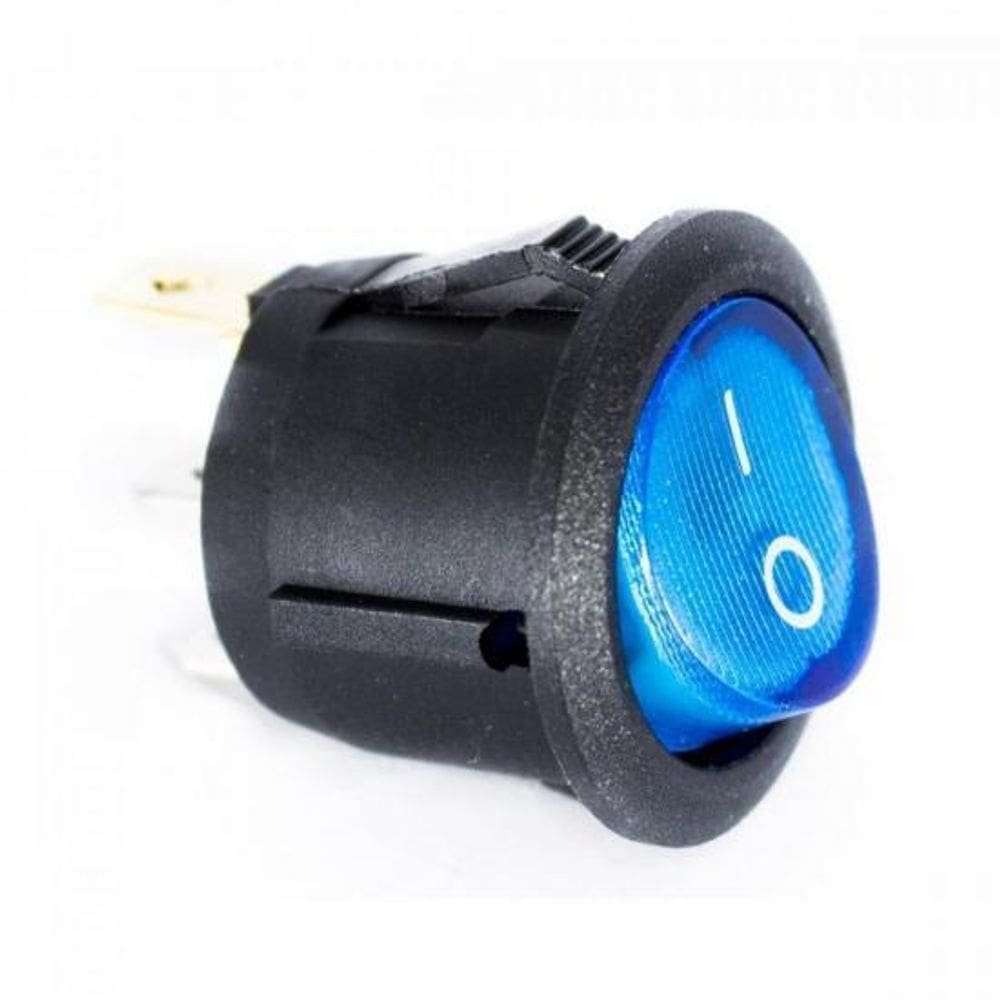 Chave Gangorra 6A 3 Terminais Azul Chvs0027 Storm - Pct / 10