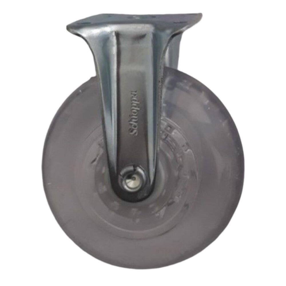 Rodizio fixo para móveis roda gel flap 310 mf até 50 kgs
