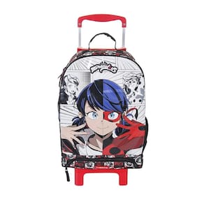 Mochila de Rodinhas Dermiwill Miraculous Com Bolso Térmico