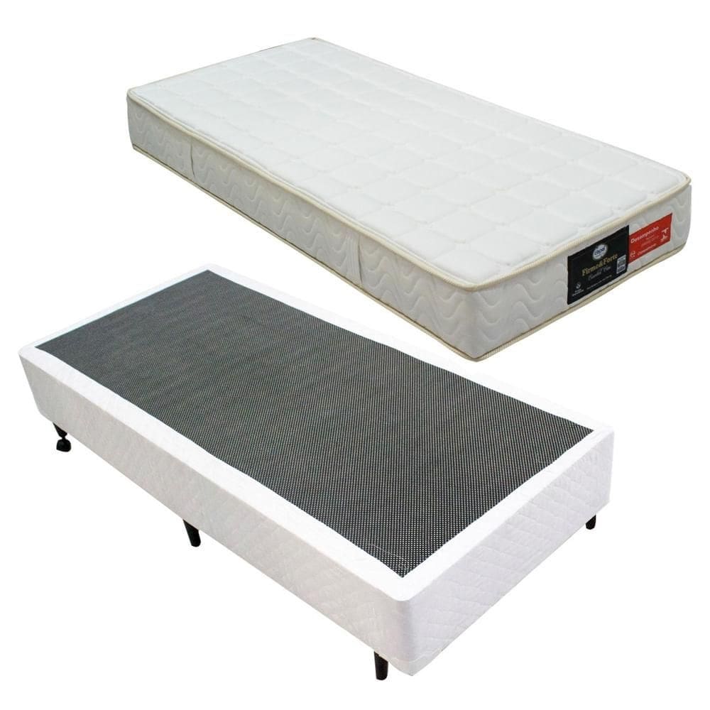 Conjunto SOLTEIRO Firme Forte D80x22 - Espuma - 088x188