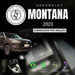 Carregador De Celular Sem Fio Veicular Chevrolet Montana