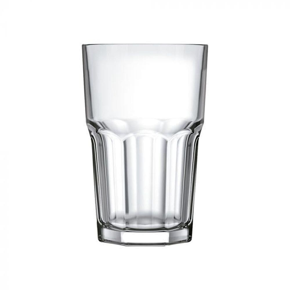 Jogo De Copos Altos Em Vidro 350 Ml 3 Peças Agua Suco