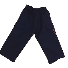 Calça infantil masc tactel Vrasalon azul marinho