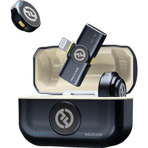 imagem-Microfone hollyland lark m2 duo lightning duplo 2 pessoas