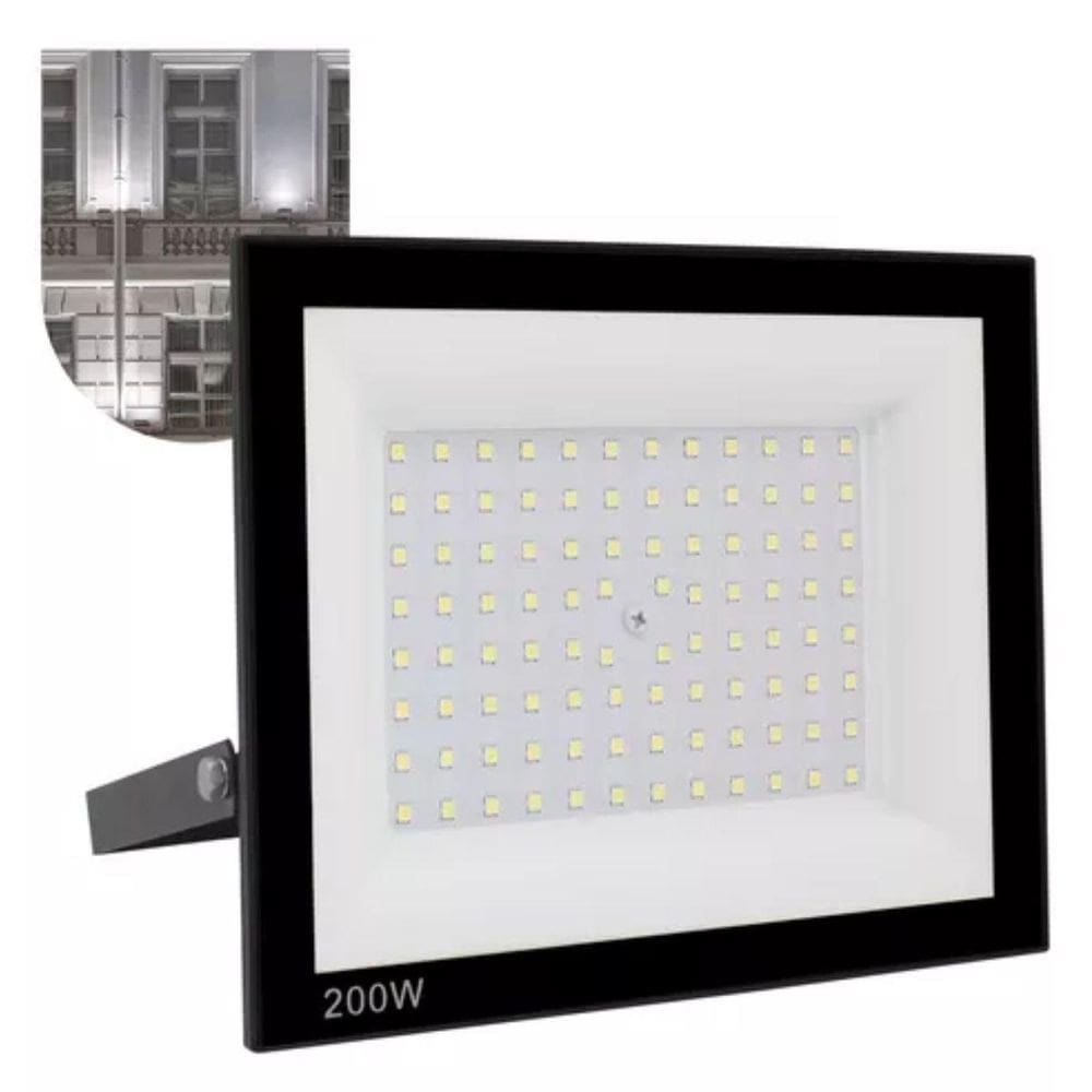 Refletor Led 200W Lumi Ultra Barato  Grande