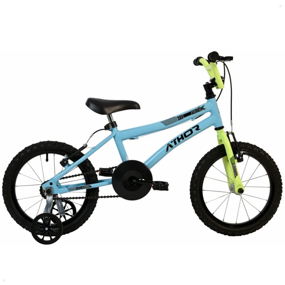 Bicicleta Aro 16 Atx Masculina Cor Azul C/Amarelo Neon