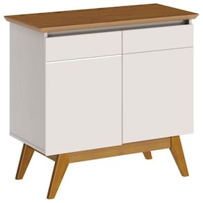 Aparador para Sala Buffet Classic 2 Portas Off White Freijó - Imcal