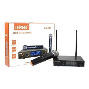 Microfone sem fio lelong le907 profissional le-907 igreja