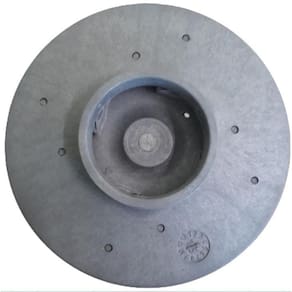 Rotor noryl motobomba compatível jacuzzi 1637 3/4cv