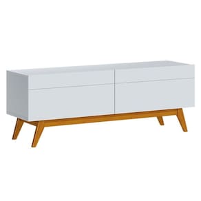Rack Bancada Classic 2 Gavetas 1.4 Branco Acetinado - Imcal