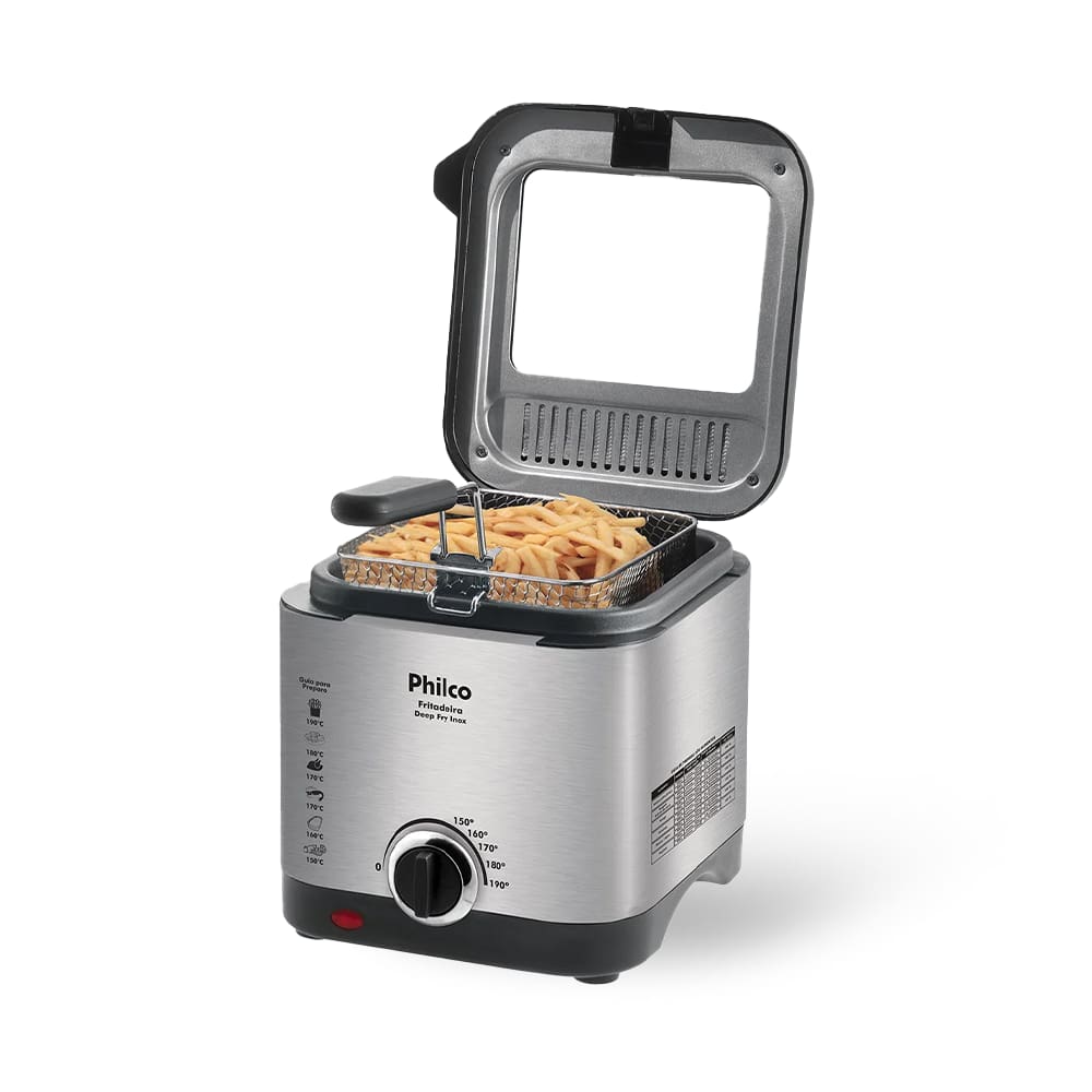 Fritadeira Philco Deep Fry 900W Inox 1,8 Litros 110V