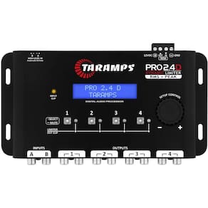 Processador Digital Crossover Taramps Pro 2.4 Dynamic Peak Equalizador