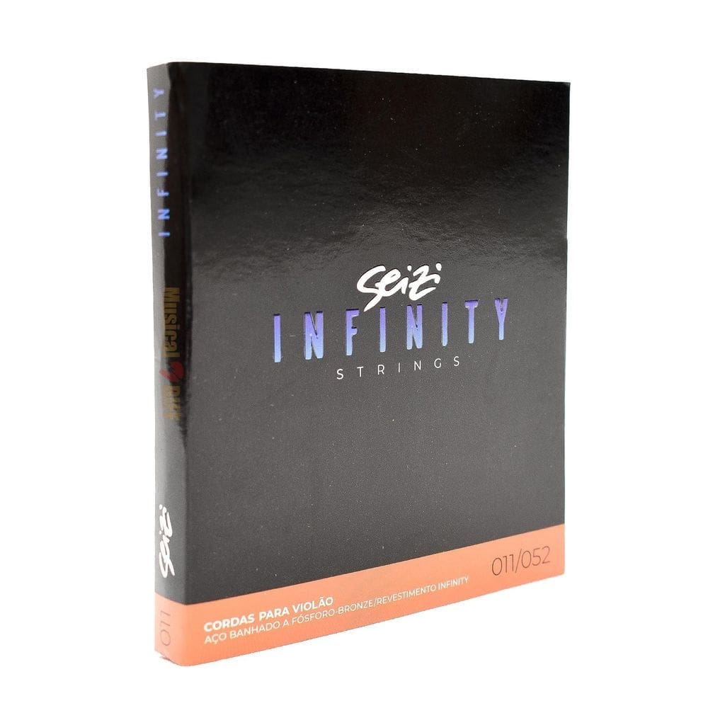 Encordoamento violao seizi aco 011 infinity phosphor bronze