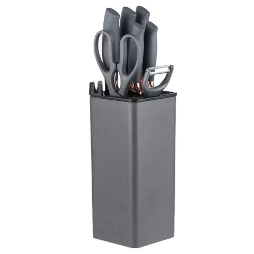 Kit Cozinha 8 Peças Aço Inox Multiuso