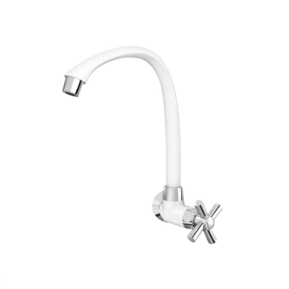 Torneira Cozinha Parede Alta Mov Cross Branco/Cromado 1/2 - 3/4 Tigre