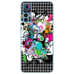 Capa Adesivo Skin022 Verso Para TCL 30 5G (T776H)