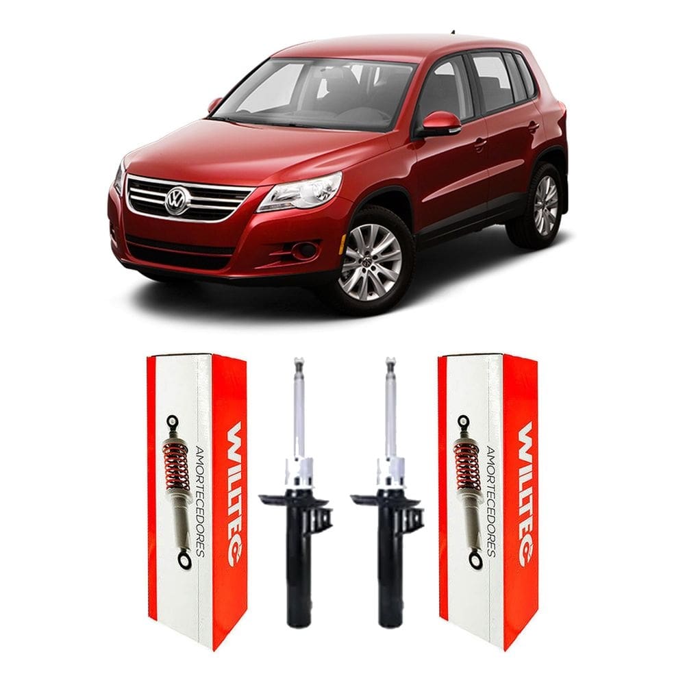 Par amortecedores dianteiros tiguan 2011 2012 2013 2014 2015