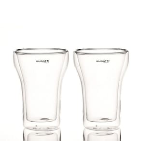 Conjunto 2 copos longos de parede dupla 350ml - bugatti