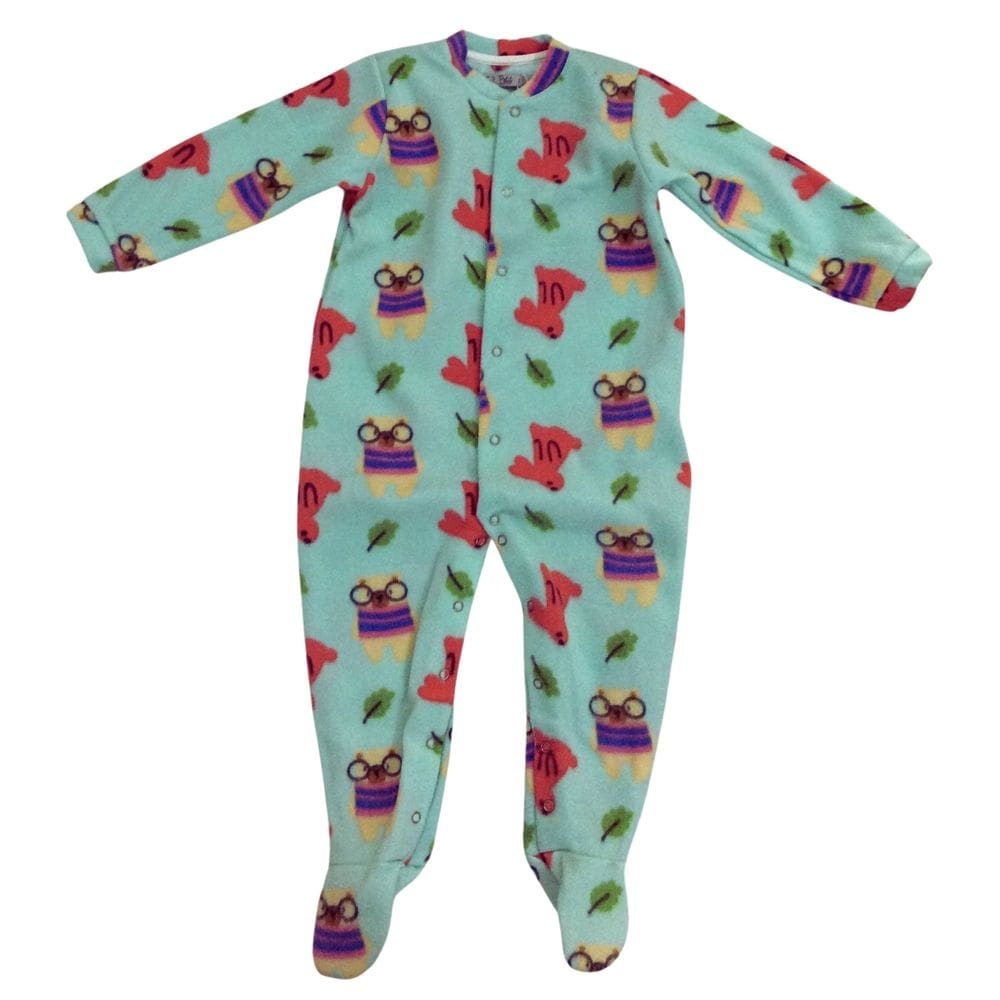 Macacão soft infantil masc Petit Collection verde