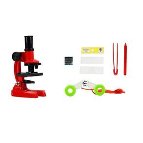 Kit microscópio infantil 08 peças r3236 - bbr toys