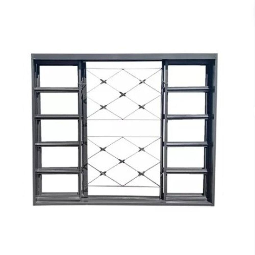 Vitro Metal Com Grade 100X100cm Vitralfer