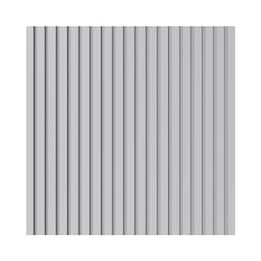 10M Painel Ripado EVA Laminado Autocolante 10cm Play Cinza