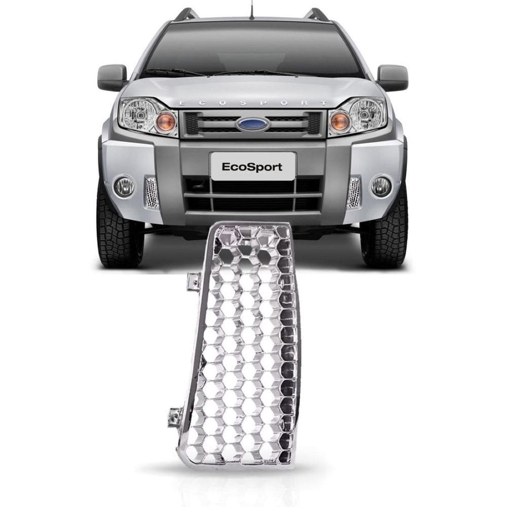 Grade parachoque ecosport 2008 2009 2010 2011 2012 cromada