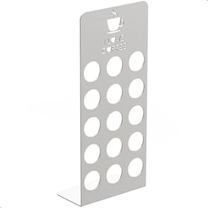 Porta Cápsulas de Café Para 15 Cápsulas Inox Escovado FS