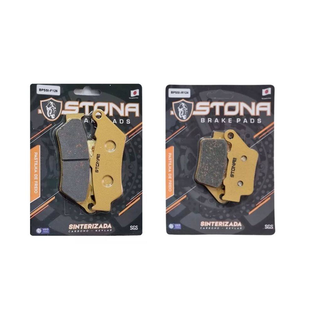 Kit Pastilha Freio Stona Sinter D+T Interceptor 650 2021