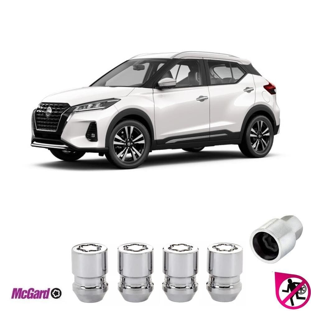 Kit porca antifurto roda nissan kicks 2017 a 2023