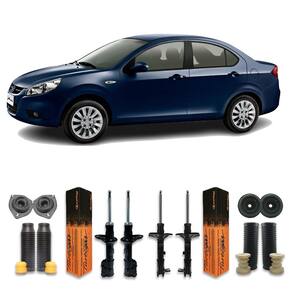 Kit amortecedores coxim batente jac j3 turin 2011/2015