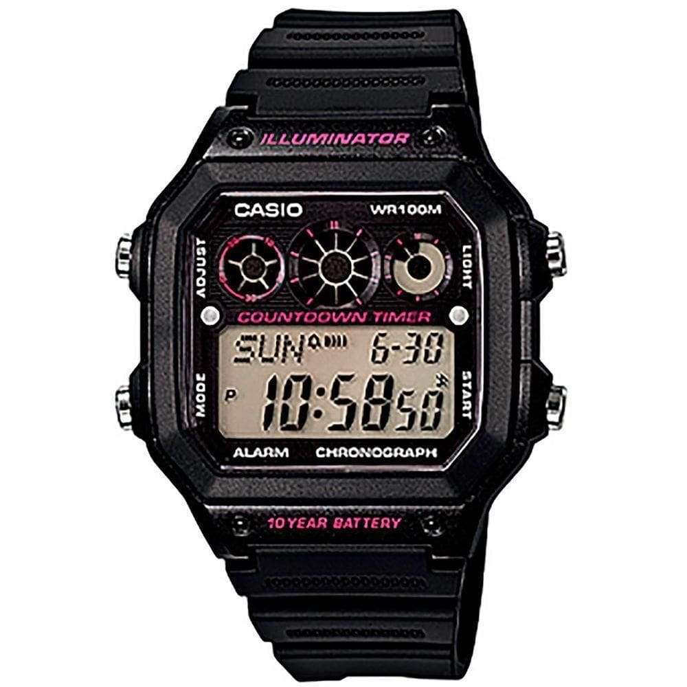Relógio masculino casio ae-1300wh-1a2vd