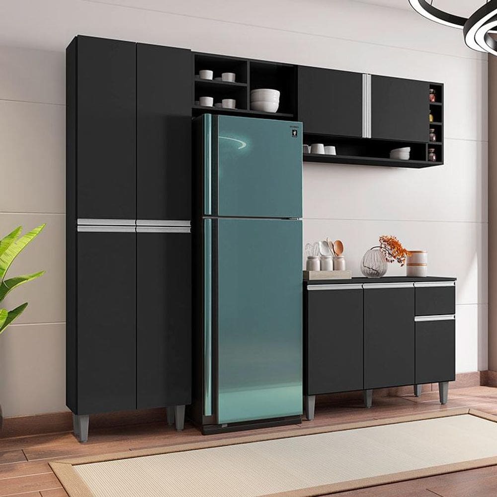 Cozinha Vanessa Preto Fosco - AJL