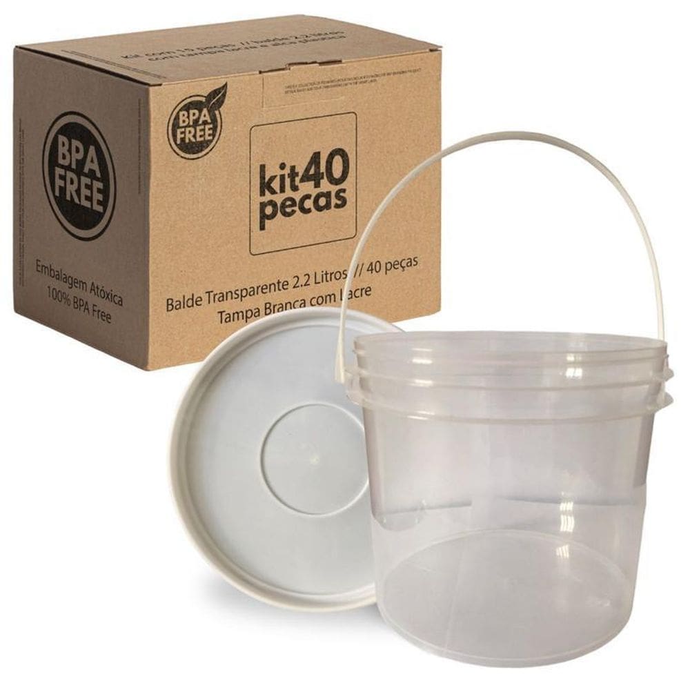 Balde groupack 40 pçs