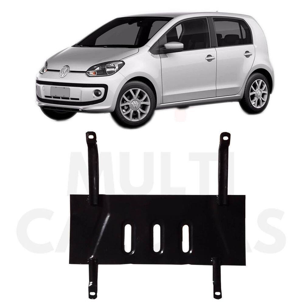 Protetor de carter vw up - chapa de aço - preto