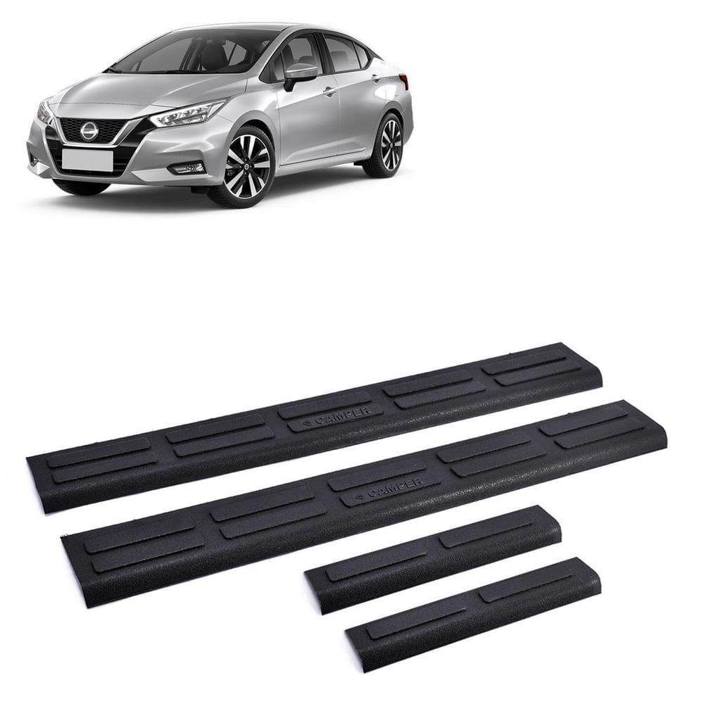 Soleira porta plástico injetado preto versa 2012 - 2023